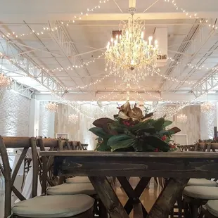 Farm tables are a great option