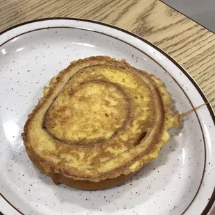 Delicious sample of cinnamon toast