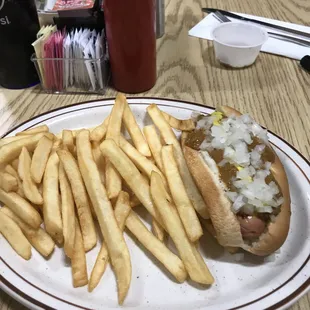 Coney Special is delicious Detroit or Flint style! Yum!!!!!
