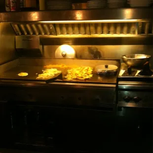 The canvas upon which Jerry creates culinary masterpieces!  Or, there&apos;s the grill...