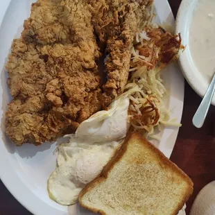 Huge chicken fried steak
