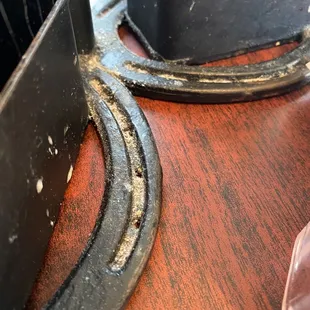 Years of unclean and unsanitary dirt, grime, grease.