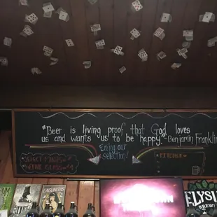 Been waiting an hour and 15 minutes for chicken and mojos . Good beer though.