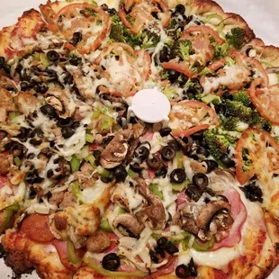 Half california veggie and half combo