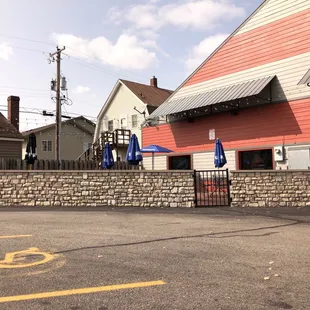 Outside seating area