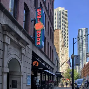 a view of a city street