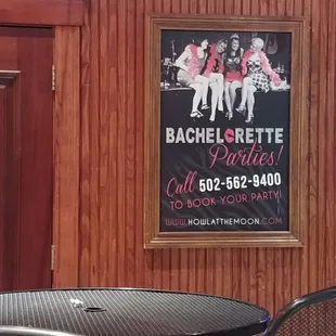bachelorette party info