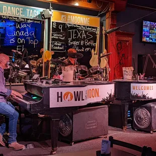 a man playing the piano