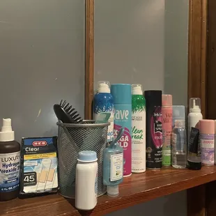 Gotta love a well-stocked bathroom!