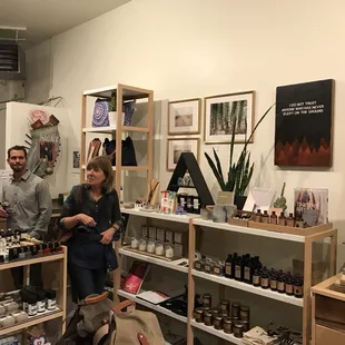 people shopping in the store