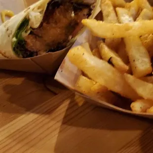 Falafel big disappointment..weird consistency..lacking the crunchy outside.