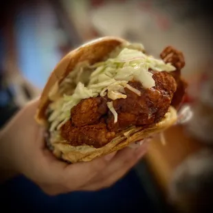 Chicken sandwich. Great!