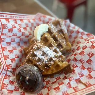 Weekend waffles - so good!