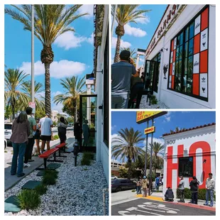 The line on Sunday at 11am.