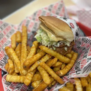 Mild Sando + Shake Fries