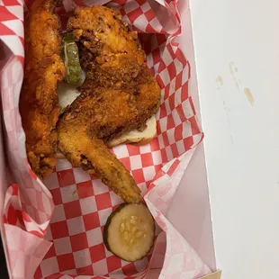 Chicken tender &amp; wing