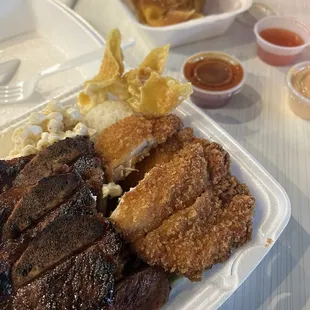 Crab Rangoon and Braddah Combo