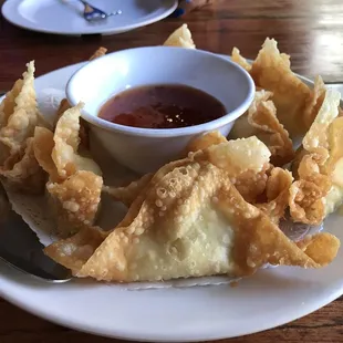 Cream cheese fried wontons!