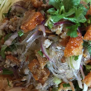 Crispy Pork Larb Salad