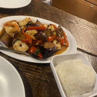 Eggplant Lover with Rice