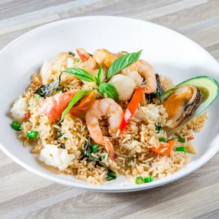 Spicy Seafood Fried Rice