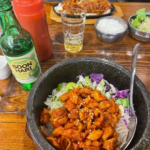 Spicy Chicken Bibimbap