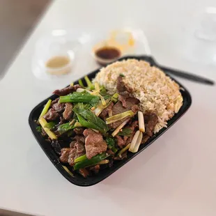 Mongolian Beef w/ Fried Rice
