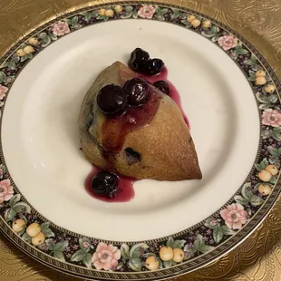 Blueberry scone started