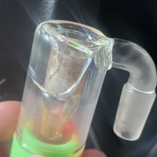 first time i used glass cracked from heat. very cheap product