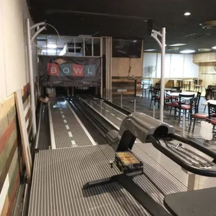 Yet to be open mini bowling