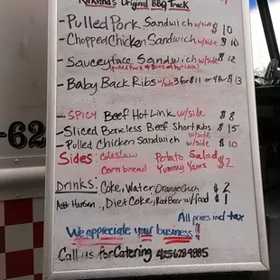 Menu today 4/23/17