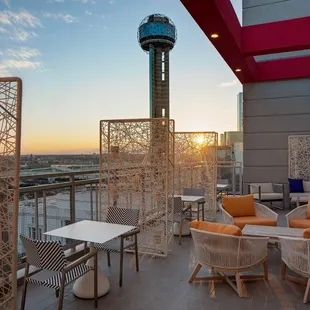 the view of the space needle