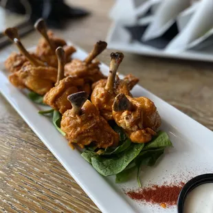 Buffalo Chicken Lollipops