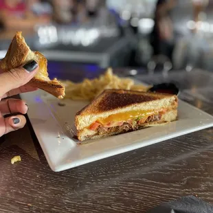 Braised Short Rib Grilled Cheese