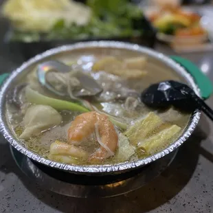 Hot pot cooking