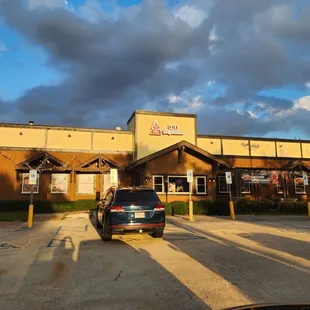 View from the parking lot (formerly the Logan's Roadhouse).