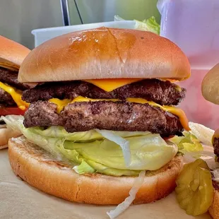 Double Meat Bacon Cheese Burger