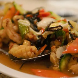 The sweet and sour pork - a classic