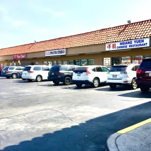 Parking area is coming from street but restaurant makes saved parking for customers. Especially to go.