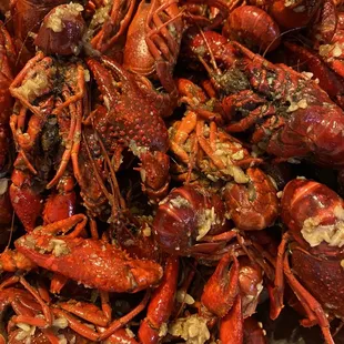 a bowl full of craws