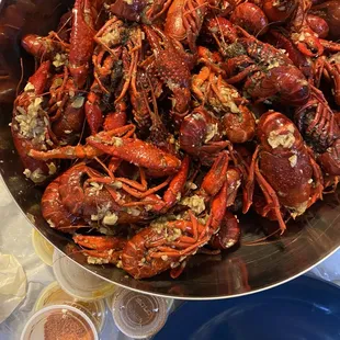 a bowl of craws