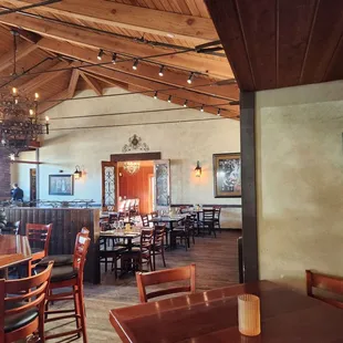 the interior of a restaurant