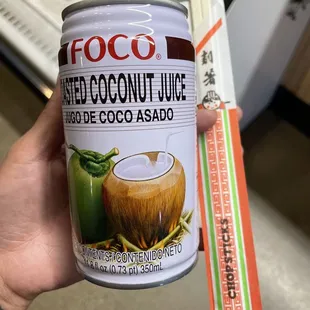 Toasted coconut juice