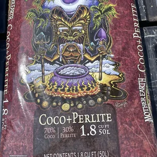 Mother Earth coco/perlite mix.