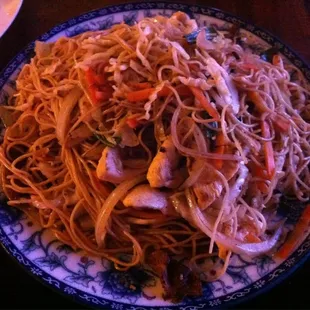 Chicken &amp; Beef Lo Mein