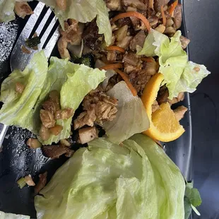 -  Lettuce wraps - celebrating end of winter!!