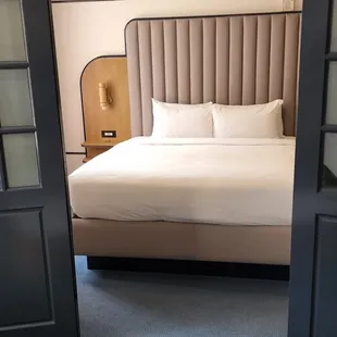 A king bed