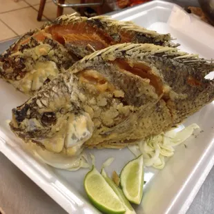 fried whole fish！