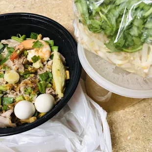 Hủ tiếu Nam Vang dai, mì