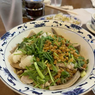 Hu Tieu My Tho Thit Tom Muc Gan (Shrimp - Squid - Pork Liver Noodle Soup) (No broth)